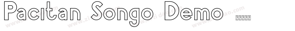 Pacitan Songo Demo字体转换